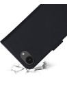 Mobiparts Leather Wallet Case Apple iPhone 16e Black (MagSafe Compatible)