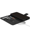 Mobiparts Leather Wallet Case Apple iPhone 16e Black (MagSafe Compatible)