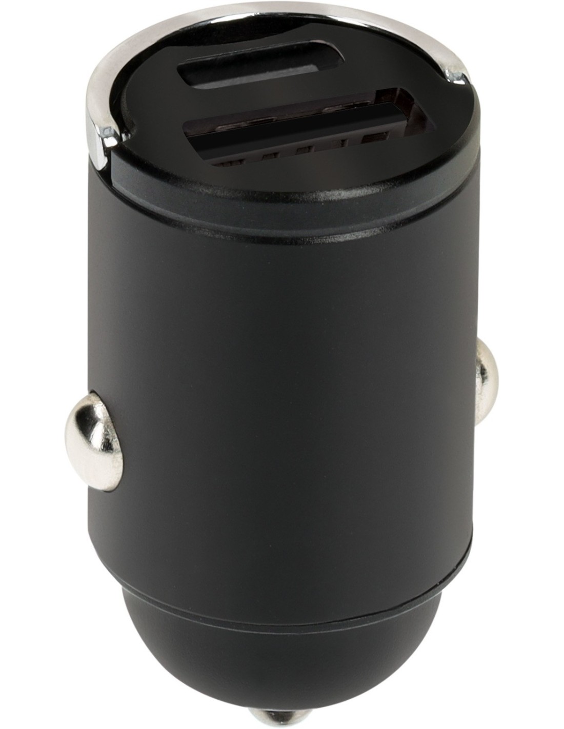 Mobiparts Car Charger 2-port 30W PD Fast Charging Black V2