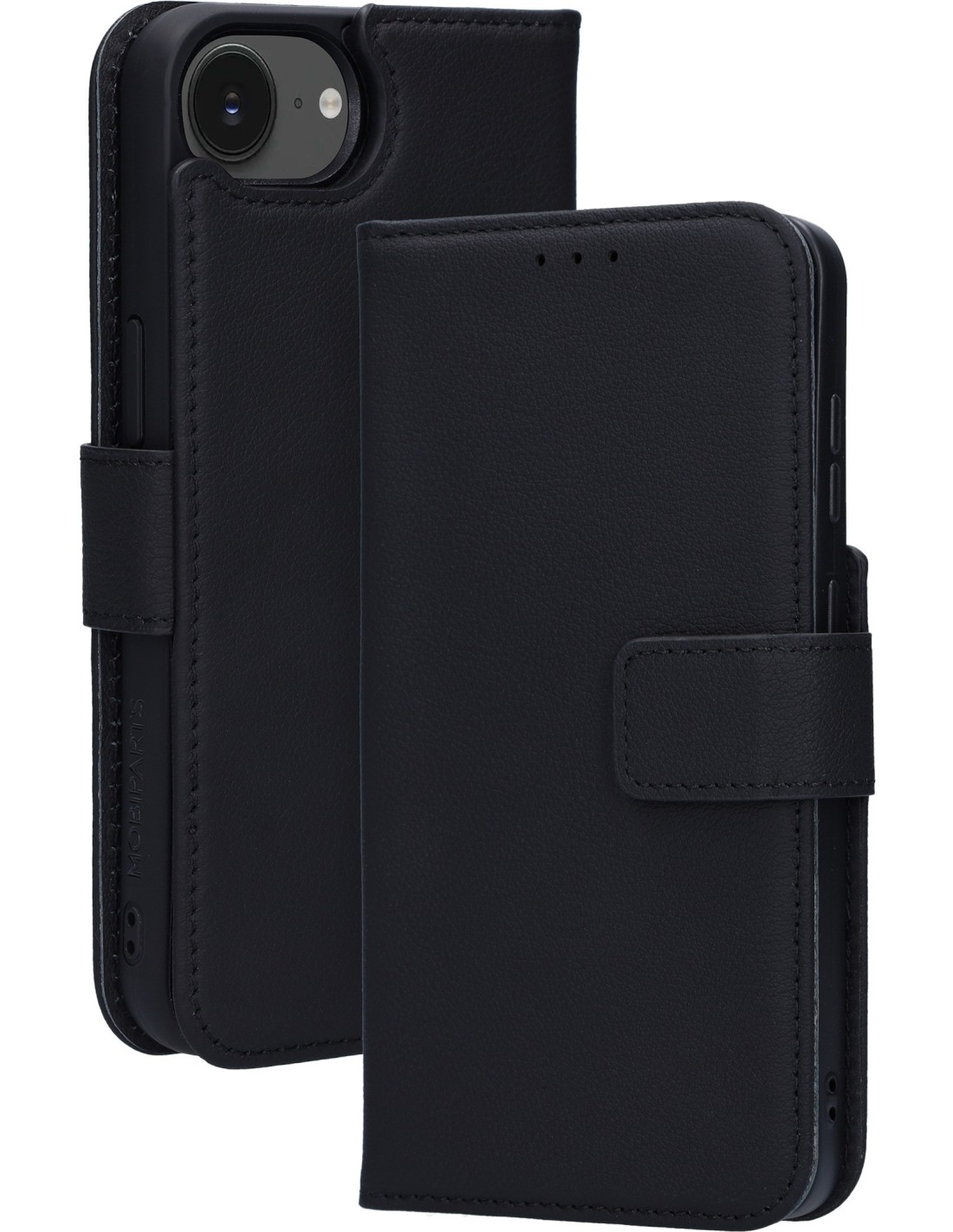 Mobiparts Leather 2 in 1 Wallet Case Apple iPhone 16e Black