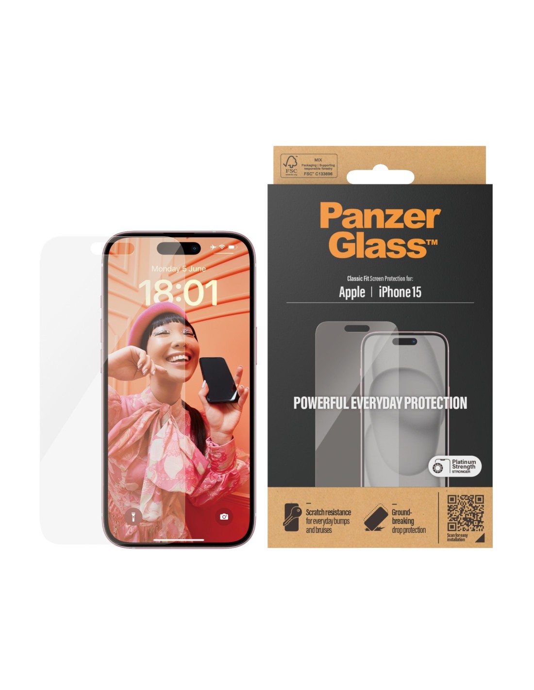 Panzerglass Apple iPhone 15 - Super+ Glass