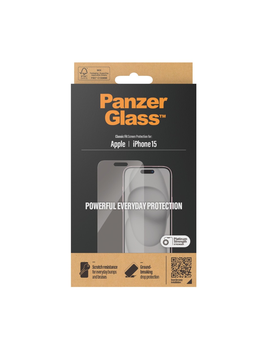 Panzerglass Apple iPhone 15 - Super+ Glass