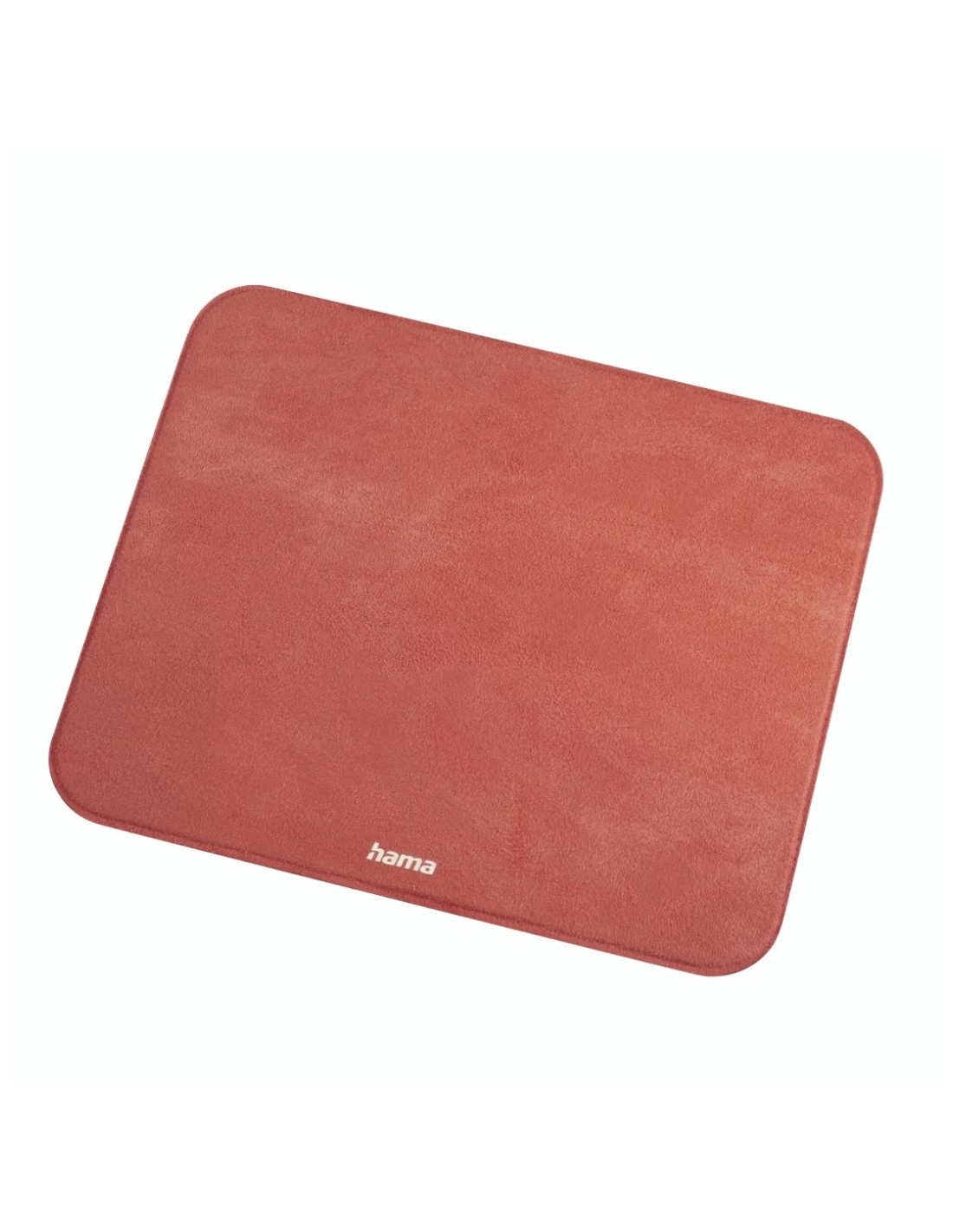Muispad Velvet, koraalrood