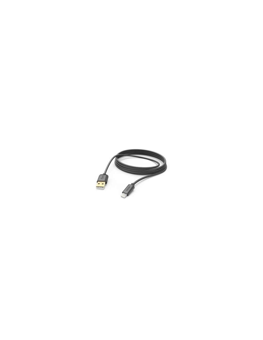 Oplaadkabel, USB-A - Lightning, 3 m, zwart