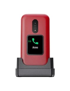 Doro 2880 4G Red/White + Cradle Smartphone