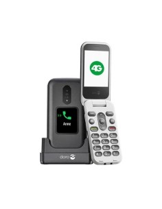 Doro 2880 4G Black/White + Cradle Smartphone