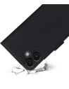 Mobiparts Leather Wallet Case Apple iPhone 16 Plus Black (MagSafe Compatible)