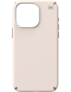 Speck Presidio2 Pro + MS Apple iPhone 15 Pro Max Bleached Bone -  with Microban 2