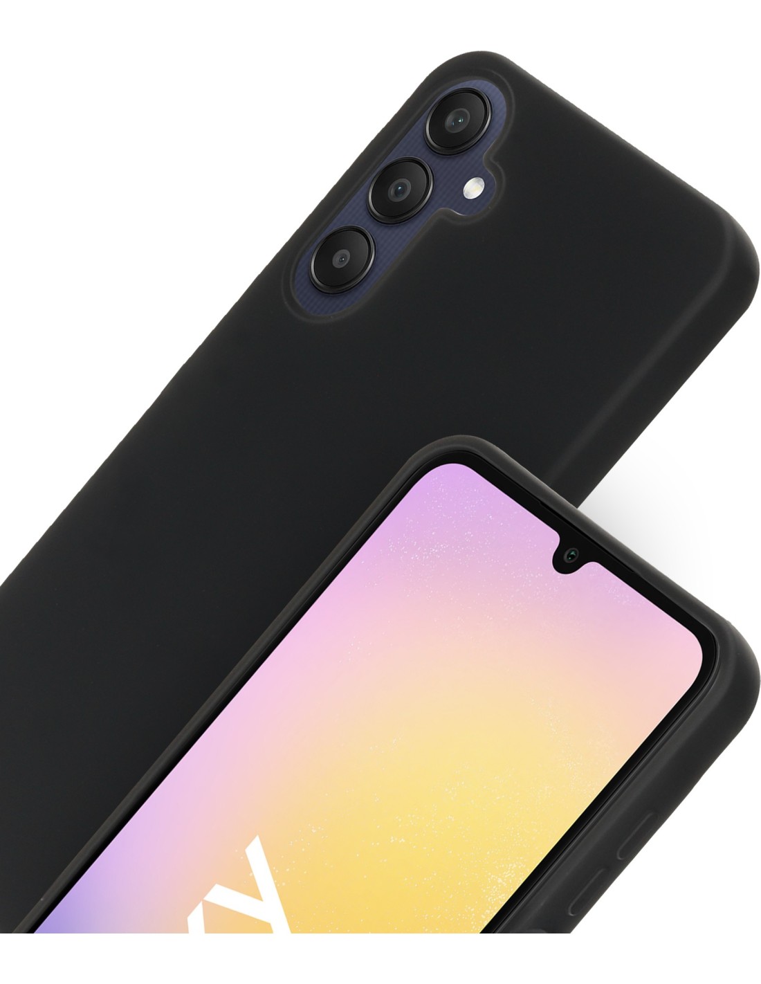 Mobiparts Silicone Cover Samsung Galaxy A25 Black