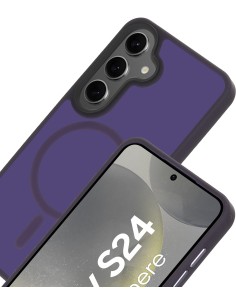 Mobiparts Hardcover Samsung Galaxy S24 Satin Purple (Magsafe Compatible) 2