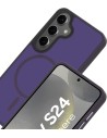 Mobiparts Hardcover Samsung Galaxy S24 Satin Purple (Magsafe Compatible)
