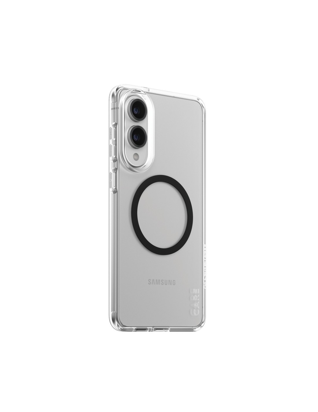CARE by PanzerGlass Flagship Case Transparent Urban Combat w. Black QI Module Samsung S25 Edge