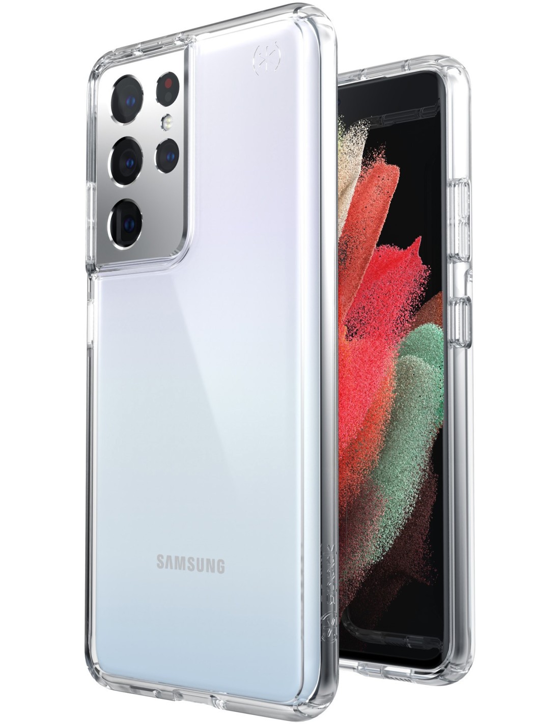 Speck Presidio Perfect Clear Samsung Galaxy S21 Ultra - with Microban