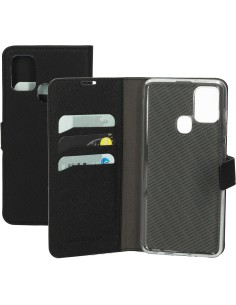 Mobiparts Saffiano Wallet Case Samsung Galaxy A21s (2020) Black
