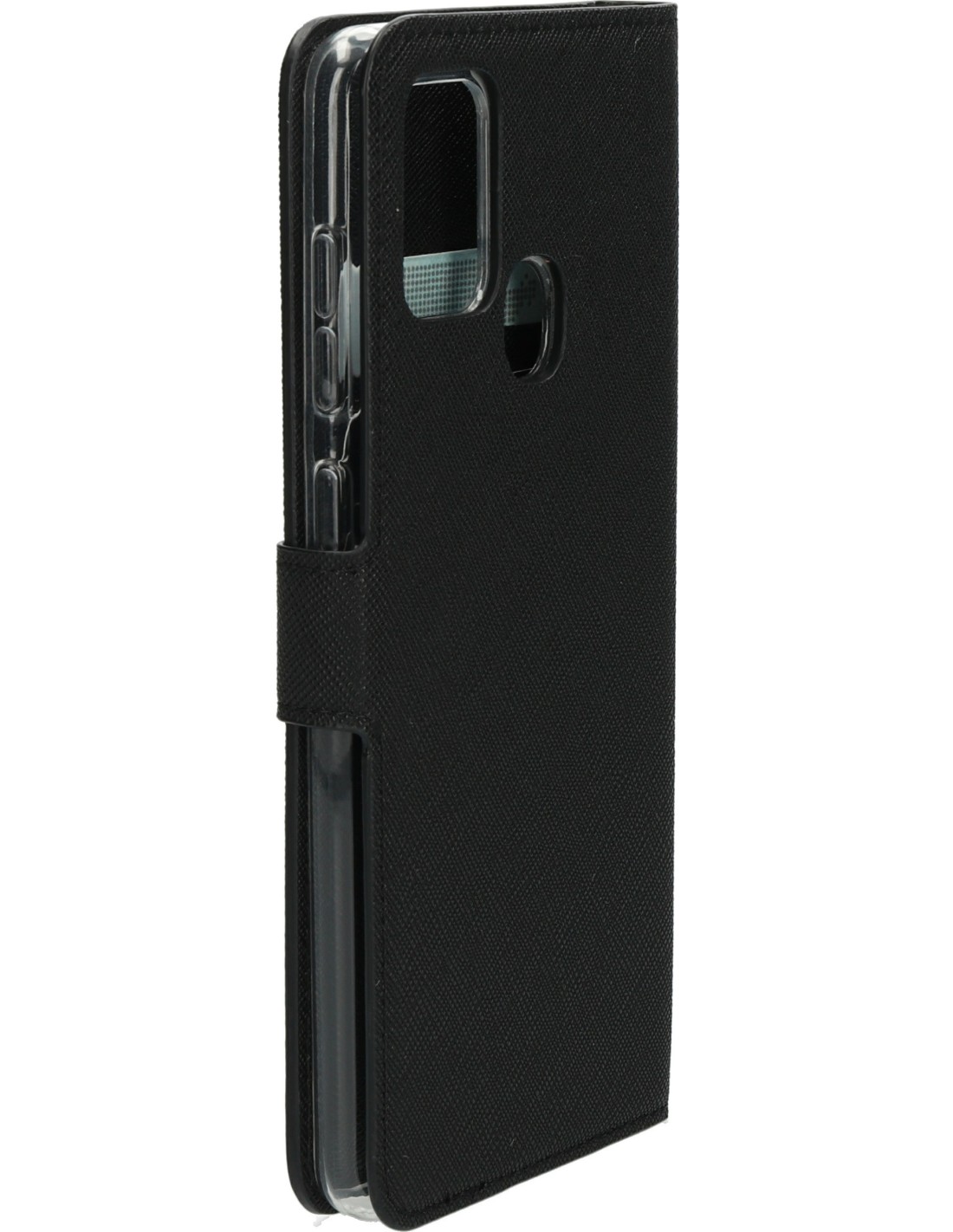Mobiparts Saffiano Wallet Case Samsung Galaxy A21s (2020) Black