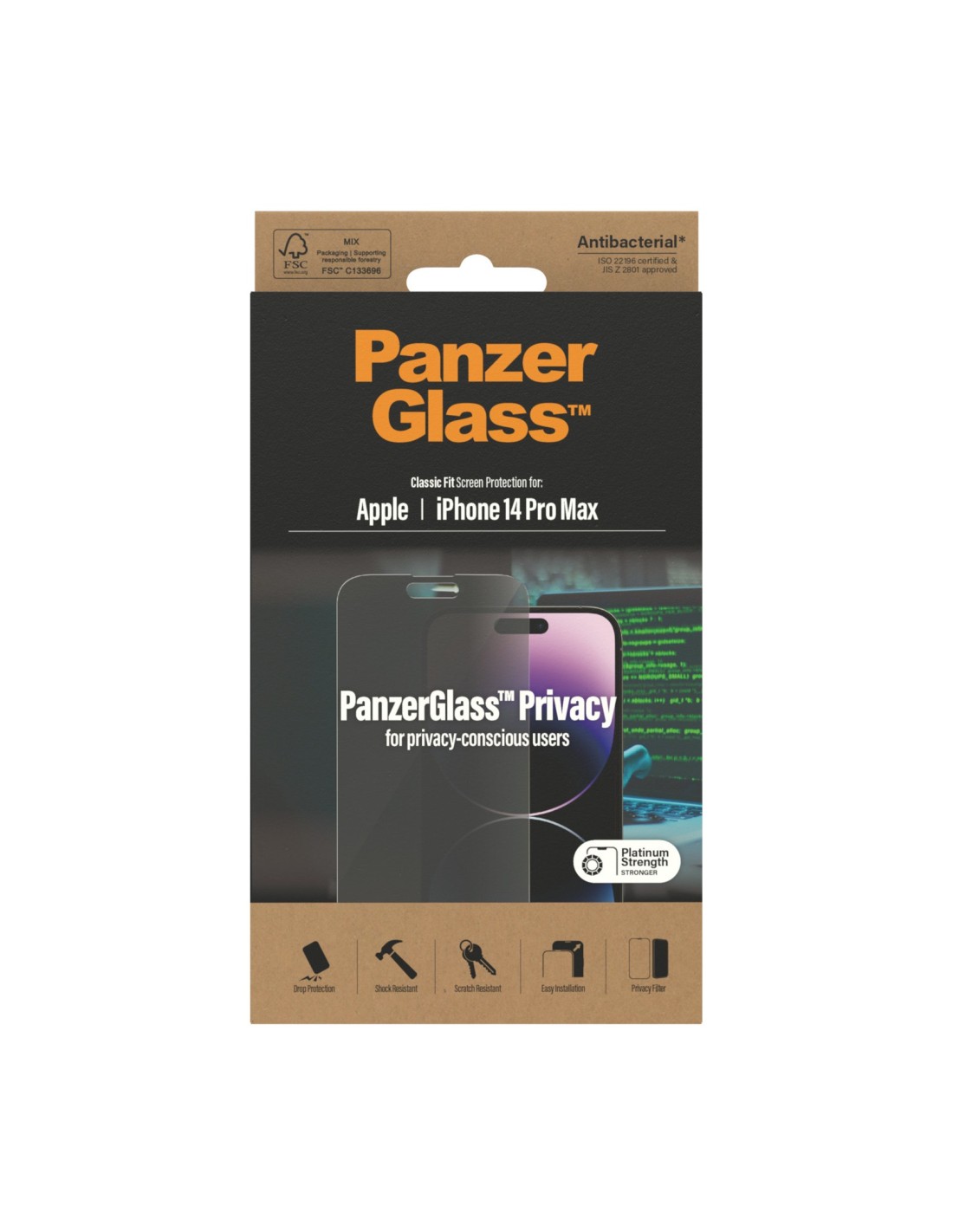 PanzerGlass Apple iPhone 14 Pro Max Privacy Glass