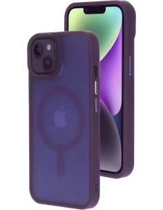 Mobiparts Hardcover Apple iPhone 14 13 Satin Purple (Magsafe Compatible)