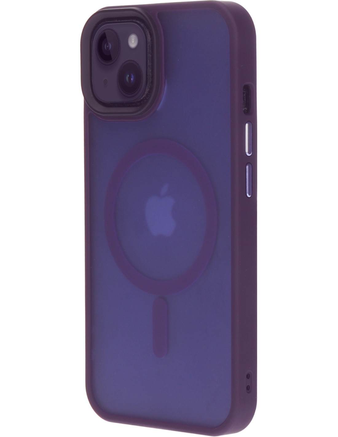 Mobiparts Hardcover Apple iPhone 14 13 Satin Purple (Magsafe Compatible)