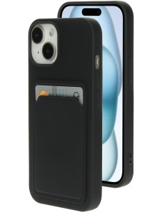 Mobiparts Classic TPU Case with Cardholder Apple iPhone 15 14 13 Matt Black