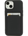 Mobiparts Classic TPU Case with Cardholder Apple iPhone 15 14 13 Matt Black