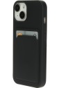 Mobiparts Classic TPU Case with Cardholder Apple iPhone 15 14 13 Matt Black