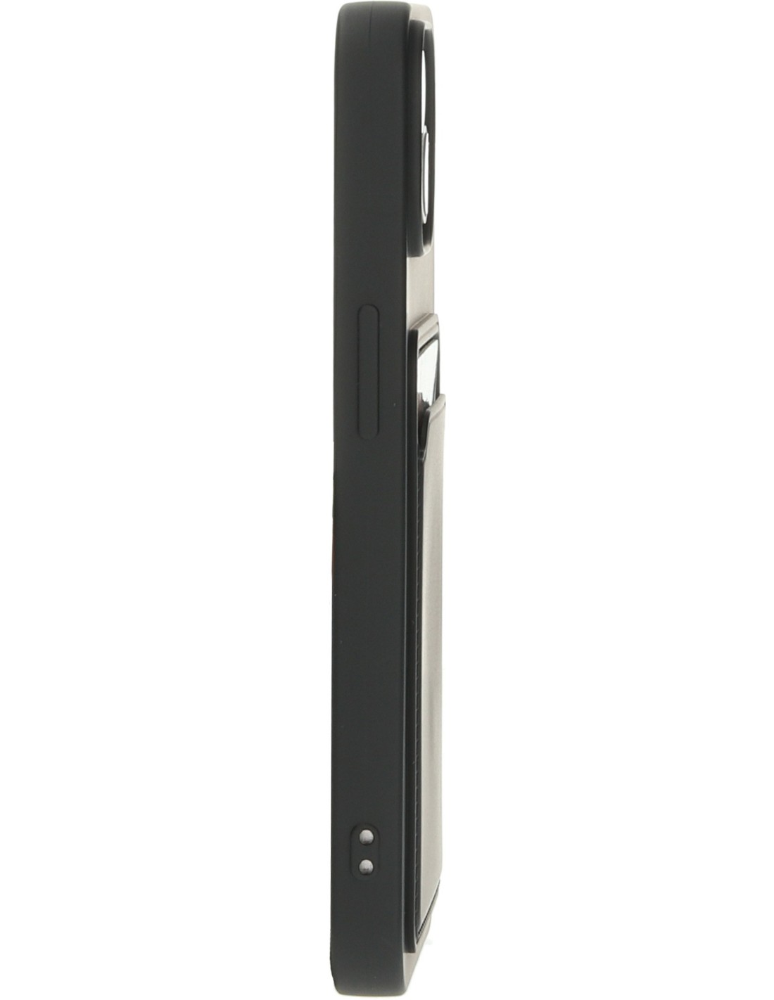 Mobiparts Classic TPU Case with Cardholder Apple iPhone 15 14 13 Matt Black