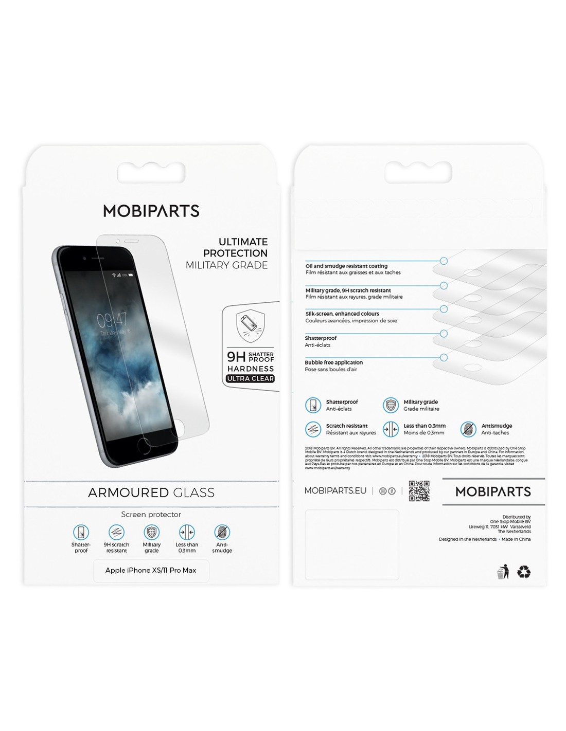 Mobiparts Armoured Glass Apple iPhone XS 11 Pro Max
