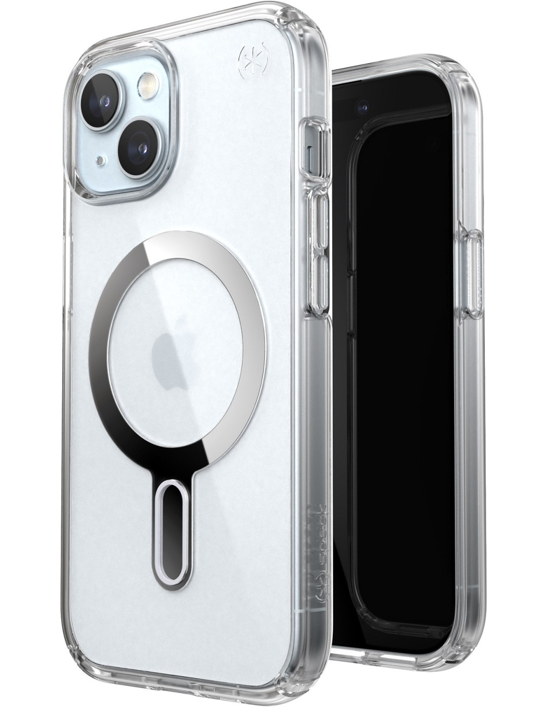 Speck Presidio Clear + ClickLock Apple iPhone 16e 15 14 13 Clear -  with Microban