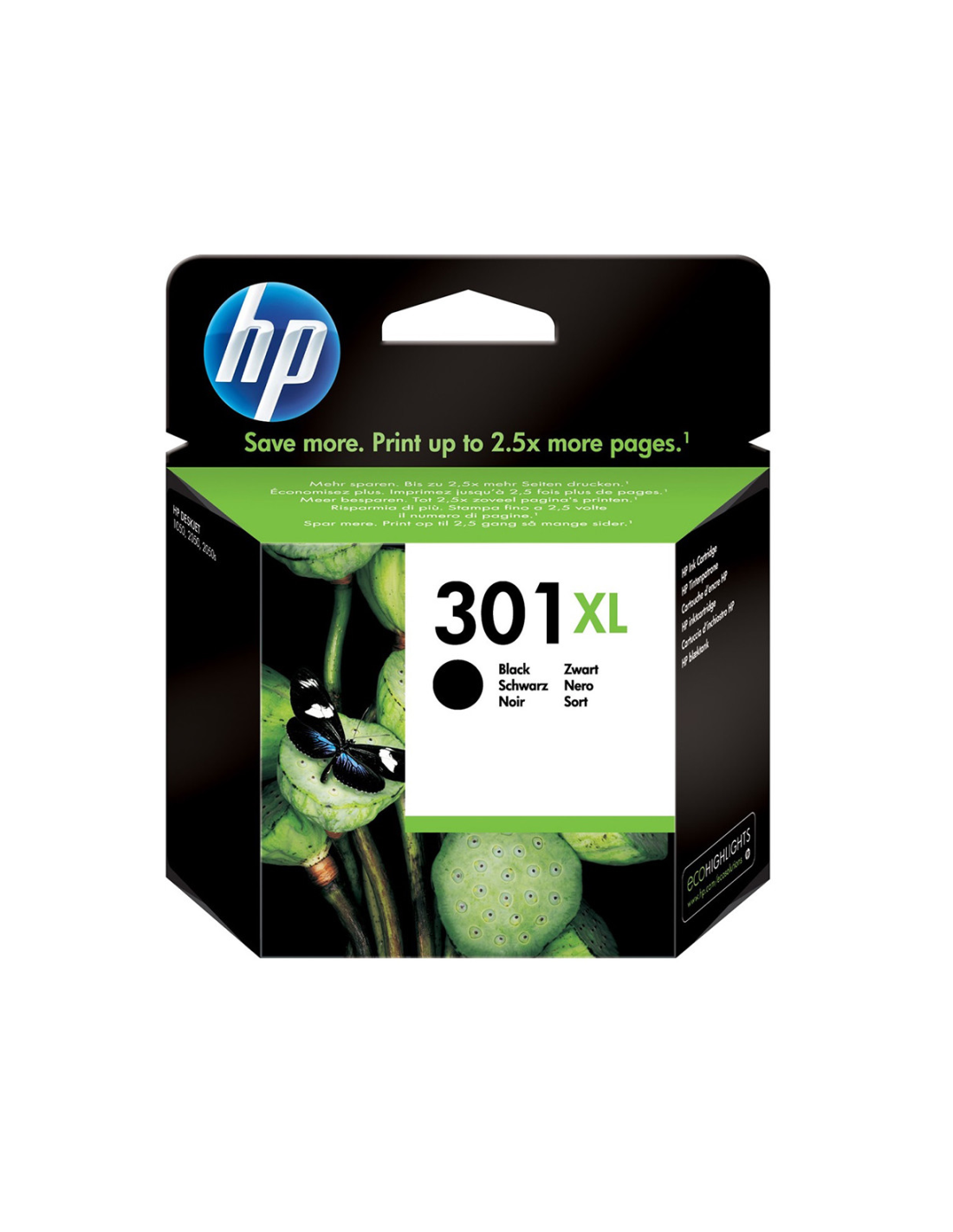 HP 301XL | Originele High-Capacity Zwarte Inktcartridge
