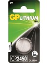 GP Lithium CR2450 Knoopcel Batterij (1-pack)