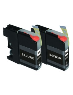 SecondLife - Duopack Brother LC 121 / 123 Black