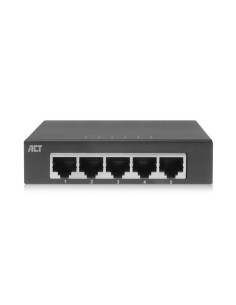ACT AC4415 | Unmanaged Switch | 5 Poorten | Gigabit Ethernet | Grijs