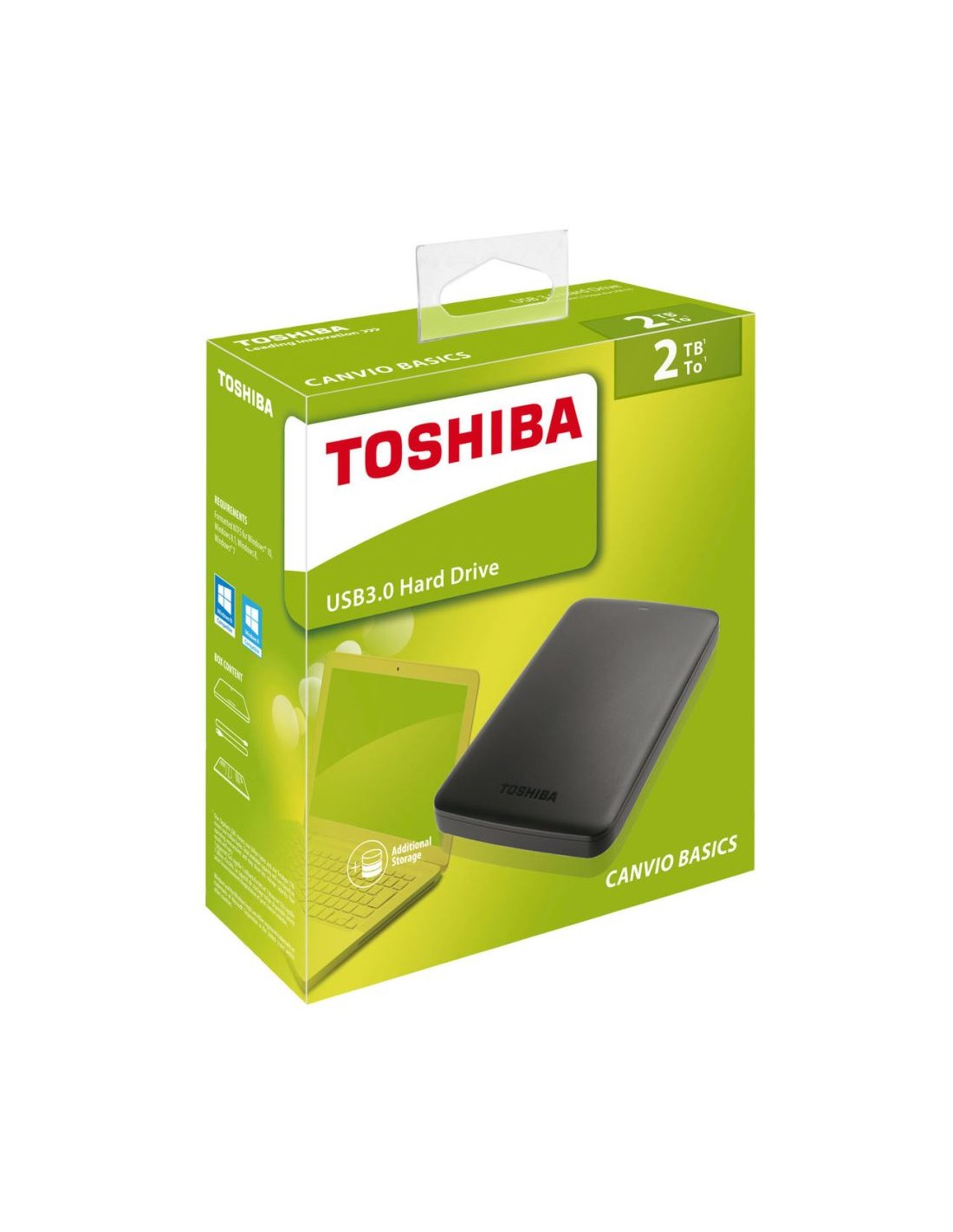 TOSHIBA Canvio Basics 2TB 2.5i USB-C