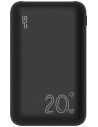 Silicon Power QS58 | Powerbank | 20000 mAh | Li-Po | USB-C & USB-A | Zwart