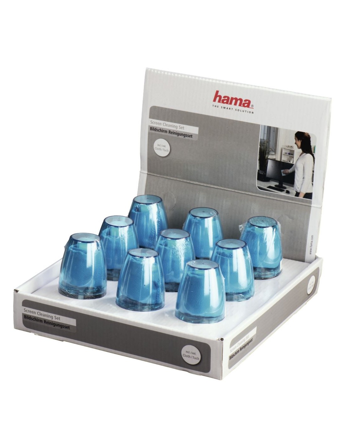 Beeldscherm-reinigingsset, 40 ml, incl. microvezeldoek