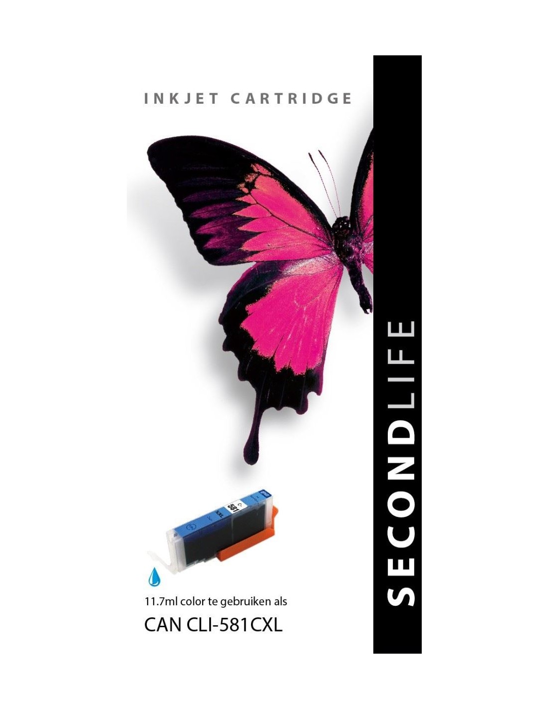 SecondLife - Canon CLI 581 XL Cyan