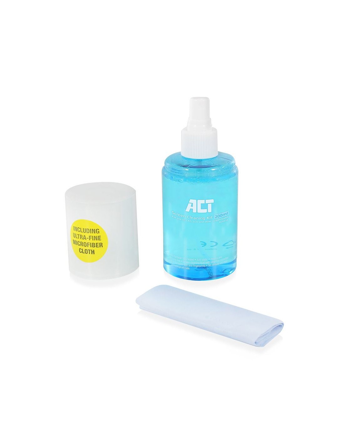 ACT AC9516 Schermreiniger inclusief Microvezel Doekje | 200ml