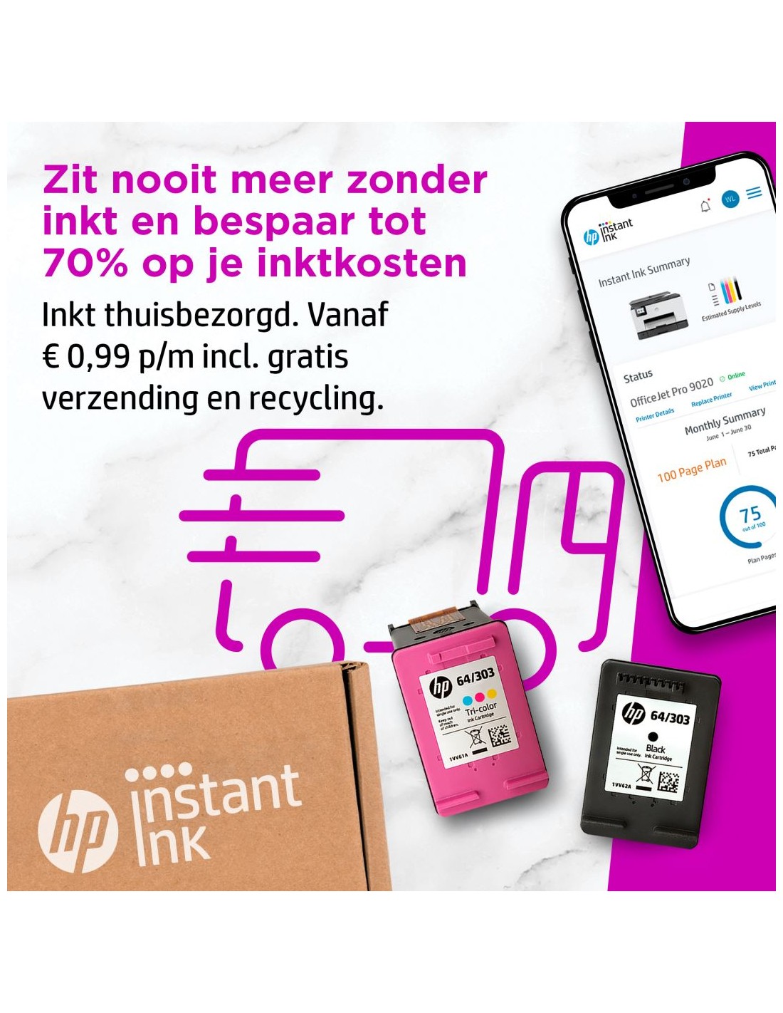 HP DeskJet 2722e AiO A4 color 5.5ppm