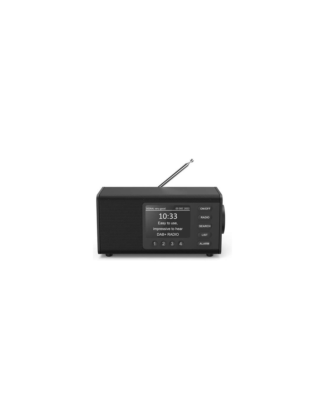 Hama Hama Digitale radio "DR1001BT", FM/DAB/DAB+, zwart Speakers