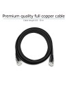 ACT netwerkkabel | Cat6 | U UTP (UTP) | 0,9 m | Zwart | AC4000