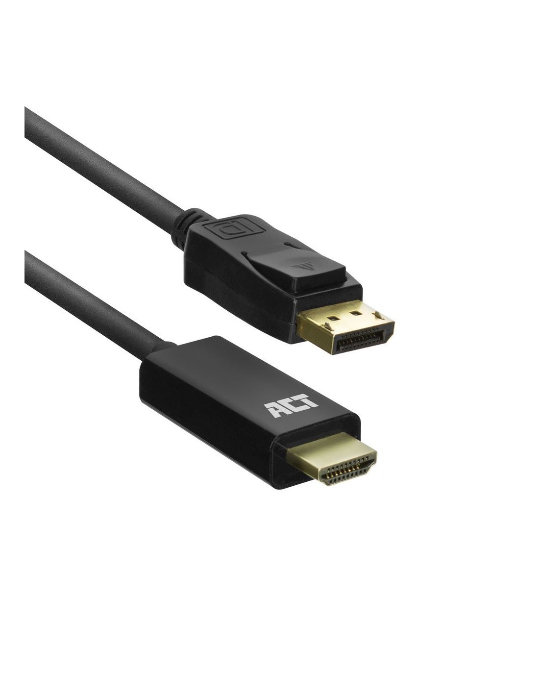 ACT AC7550 | DisplayPort naar HDMI Kabel | 1,8 m | Zwart
