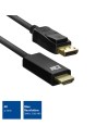 ACT AC7550 | DisplayPort naar HDMI Kabel | 1,8 m | Zwart