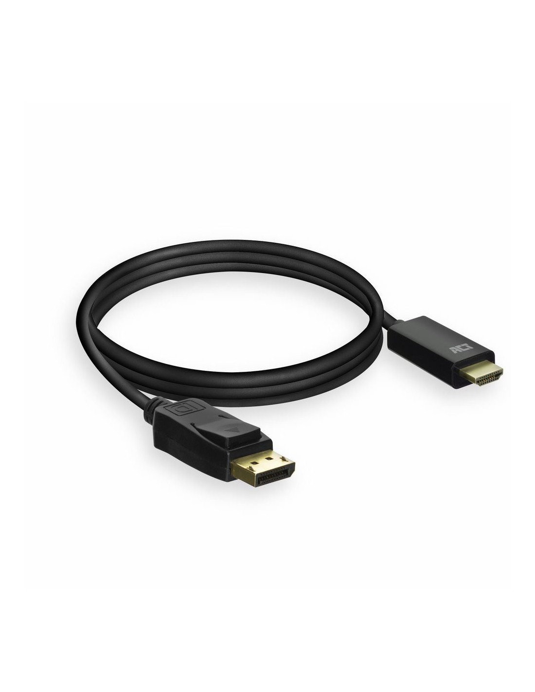 ACT AC7550 | DisplayPort naar HDMI Kabel | 1,8 m | Zwart