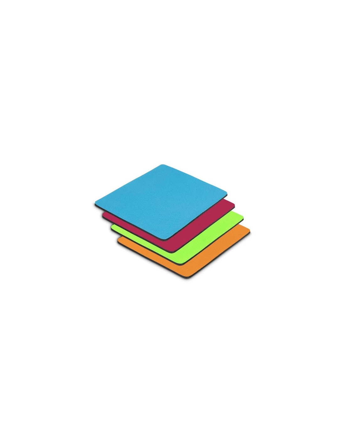 Muispad Easy, Blauw Rood Groen Oranje