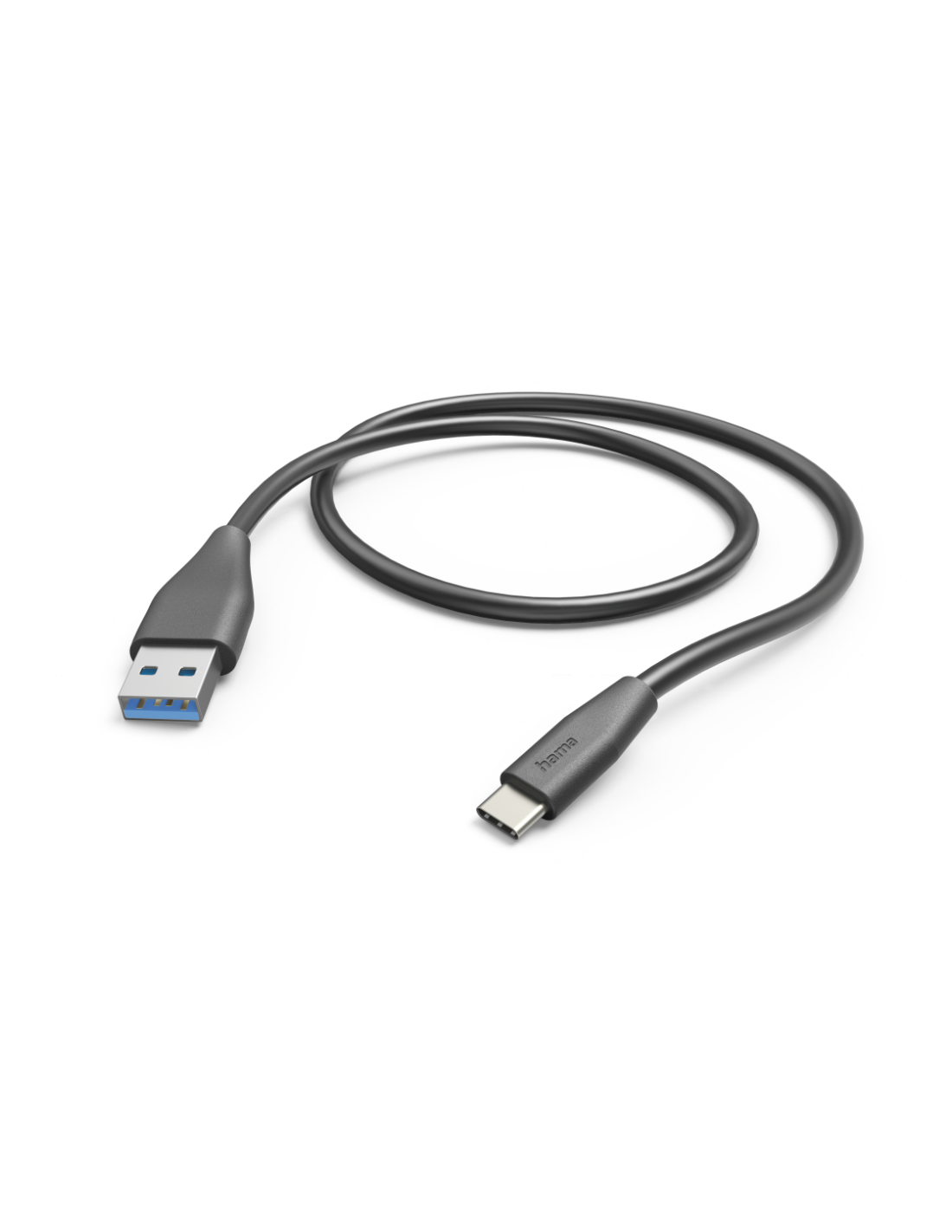 USB-Kabel, USB-A naar USB-C, 1,5 m, zwart