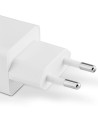 Hama Snellader, 2x USB-C PD, 1x USB-A QC, mini-oplader, 65W, wit Adapter