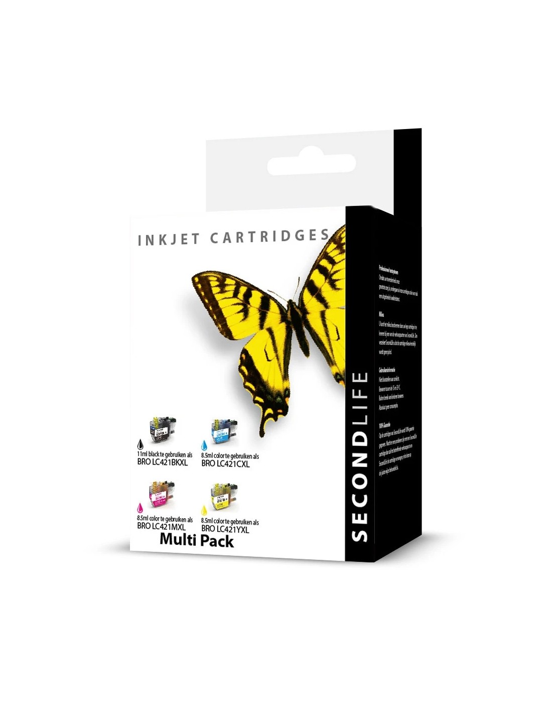 SecondLife - Multipack Brother LC 421 XL