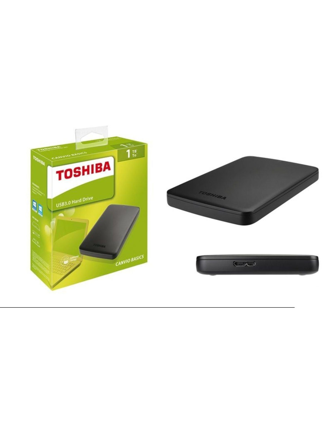 TOSHIBA Canvio Basics 1TB 2.5i USB-C