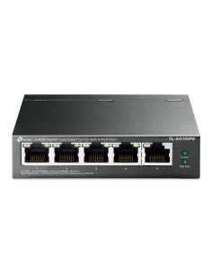 TP-Link TL-SG105PE | Managed Smart Switch | 5 Poorten | Gigabit Ethernet (10 100 1000 Mbps) | 4x PoE+ 2