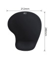ACT AC8010 | Ergonomische Muismat | Zwart